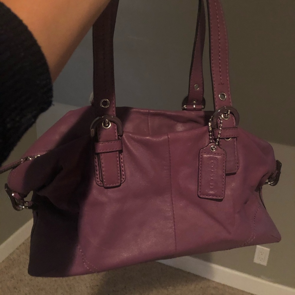 Gently used coach purse
